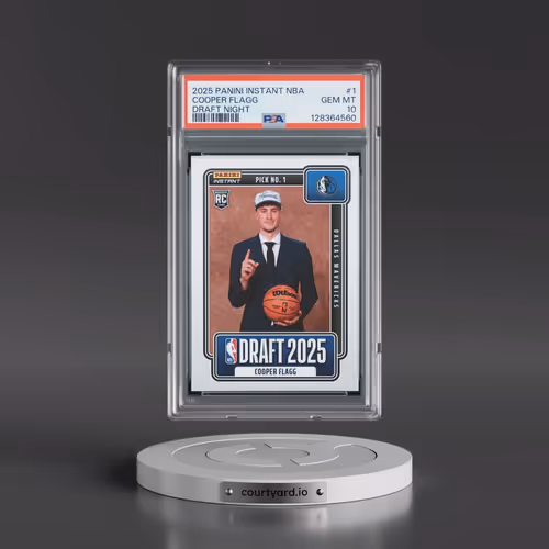 2025 Panini Instant NBA Draft Night #1 Cooper Flagg (PSA 10 GEM MINT)