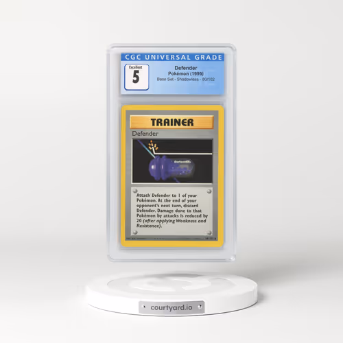 1999 Base Set #80 Defender - Shadowless (CGC 5 EX)