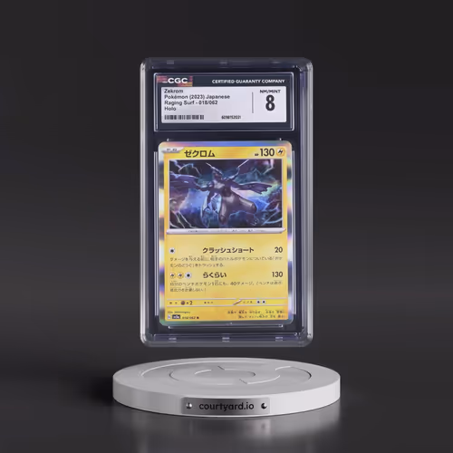2023 Raging Surf #018/062 Zekrom - Holo (CGC 8 NM-MT)