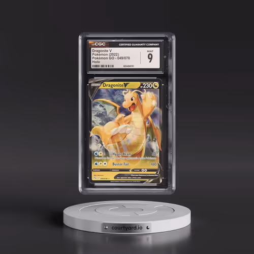 2022 Pokémon GO #049/078 Dragonite V - Holo (CGC 9 MINT)