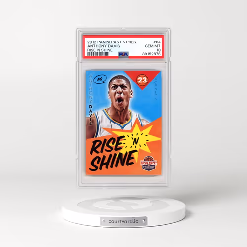 2012 Panini Past & Present Rise 'N Shine #64 Anthony Davis (PSA 10 GEM MINT)