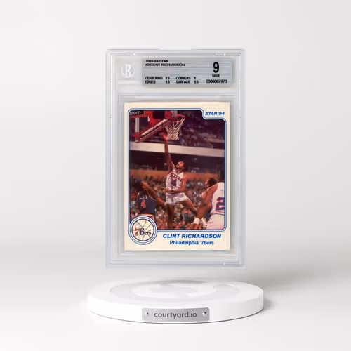 1983 Star #9 Clint Richardson SP (BGS 9 MINT)