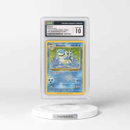 2023 Trading Card Game Classic #3 Blastoise - Holo (CGC 10 GEM MINT)