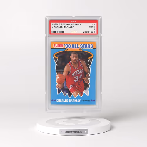1990 Fleer All-Stars #1 Charles Barkley (PSA 9 MINT)
