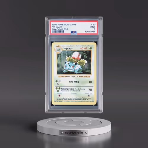 1999 Pokémon Game #30 Ivysaur - Shadowless (PSA 9 MINT)