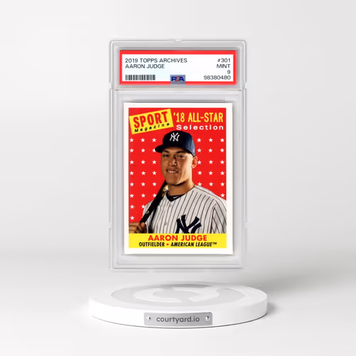 2019 Topps Archives #301 Aaron Judge (PSA 9 MINT)