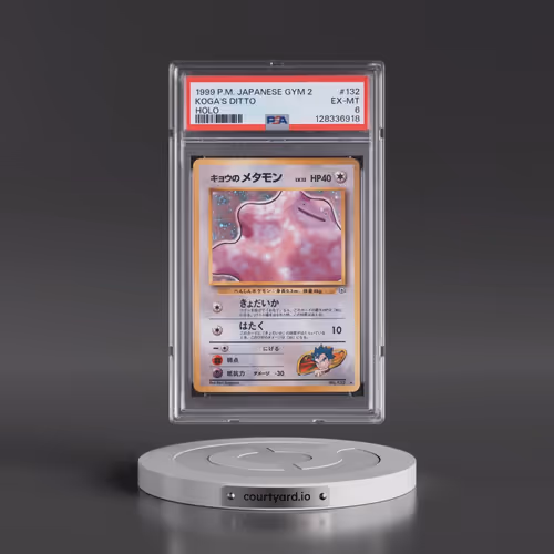 1999 Pokémon Gym 2 #132 Koga's Ditto - Holo (PSA 6 EX-MT)