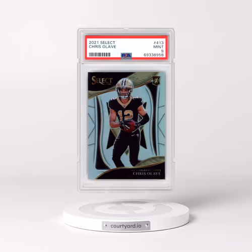 2021 Panini Select #413 Chris Olave (PSA 9 MINT)