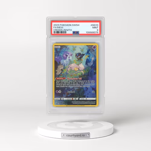 2023 Pokémon Sword and Shield Crown Zenith #GG10 Mew - Full Art (PSA 9 MINT)