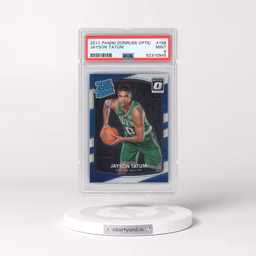 2017 Panini Donruss Optic #198 Jayson Tatum (PSA 9 MINT)