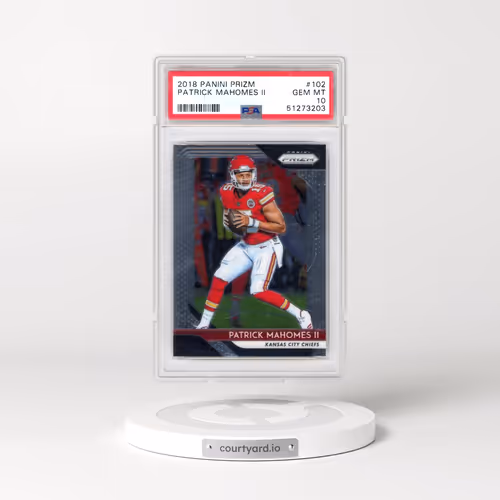 2018 Panini Prizm #102 Patrick Mahomes II (PSA 10 GEM MINT)
