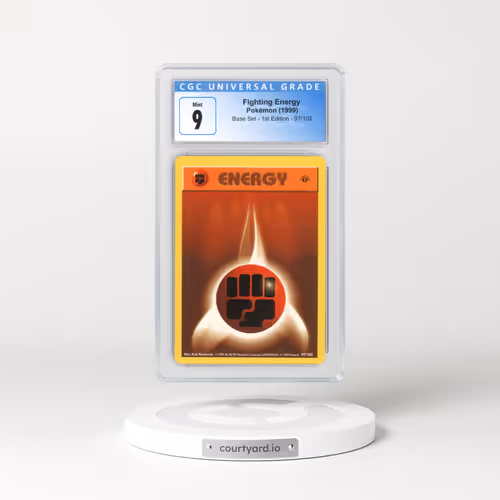 1999 Base Set #97 Fighting Energy - 1st Edition (CGC 9 MINT)