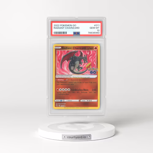 2022 Pokémon Go #11 Radiant Charizard - Holo (PSA 10 GEM MINT)