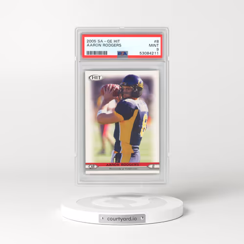 2005 SA-GE Hit #8 Aaron Rodgers (PSA 9 MINT)