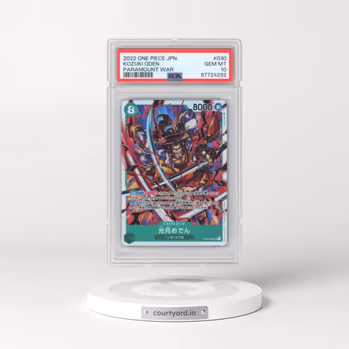 2022 One Piece Japanese OP02-Paramount War #030 Kozuki Oden (PSA 10 GEM MINT)