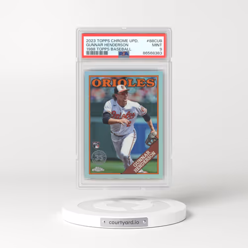 2023 Topps Chrome Update 1988 Baseball #88CU8 Gunnar Henderson (PSA 9 MINT)
