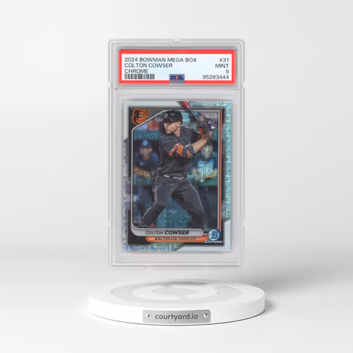2024 Bowman Mega Box Chrome #31 Colton Cowser (PSA 9 MINT)