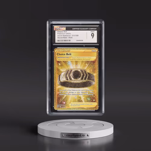 2022 Astral Radiance #211/189 Choice Belt - Secret (CGC 9 MINT)