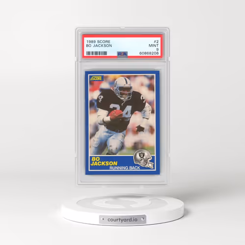1989 Score #2 Bo Jackson (PSA 9 MINT)