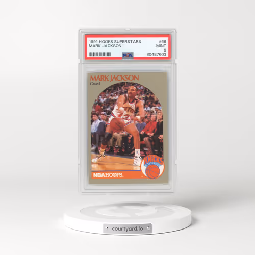 1991 Hoops Superstars #66 Mark Jackson (PSA 9 MINT)