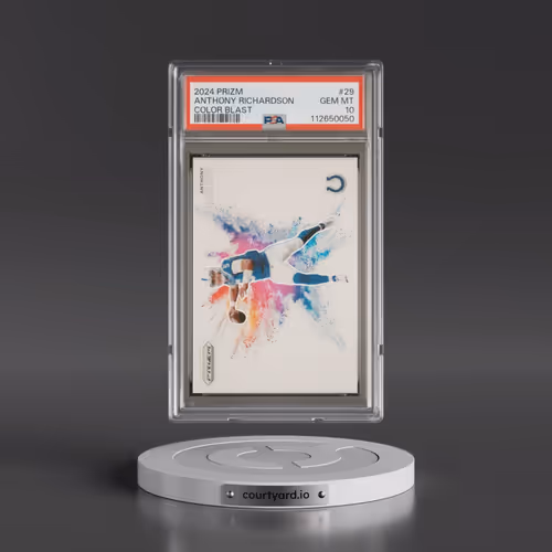 2024 Panini Prizm Color Blast #29 Anthony Richardson (PSA 10 GEM MINT)