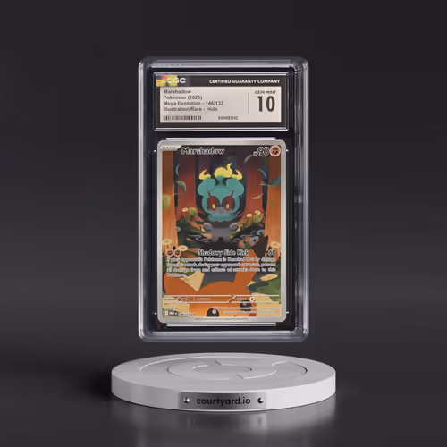 2025 Mega Evolution - MEG EN #146/132 Marshadow - Illustration Rare Holo (CGC 10 GEM MINT)