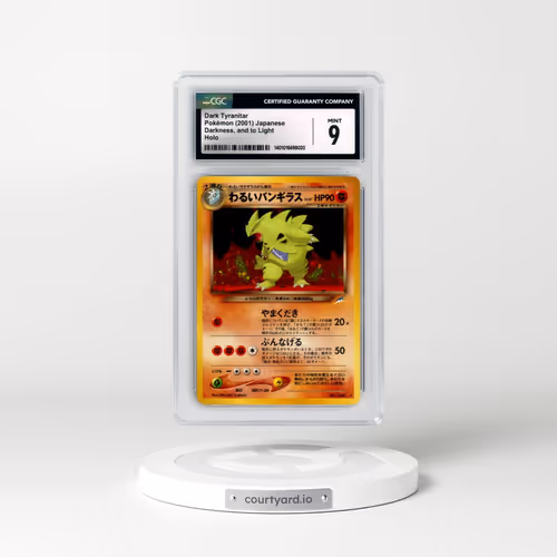 2001 Darkness, and to Light Dark Tyranitar - Holo (CGC 9 MINT)