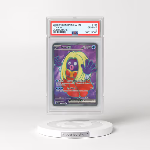 2023 Pokémon Mew EN-151 #191 Jynx EX - Holo Ultra Rare (PSA 10 GEM MINT)