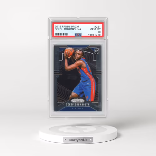 2019 Panini Prizm #261 Sekou Doumbouya (PSA 10 GEM MINT)