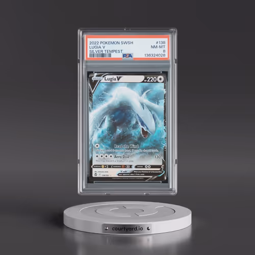 2022 Pokémon Sword & Shield Silver Tempest #138 Lugia V - Holo (PSA 8 NM-MT)