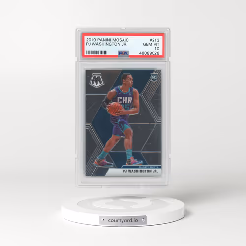 2019 Panini Mosaic #213 PJ Washington Jr.