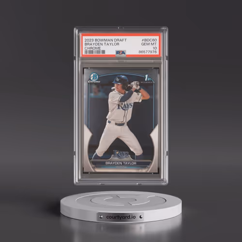2023 Bowman Draft #BDC60 Brayden Taylor - Chrome (PSA 10 GEM MINT)