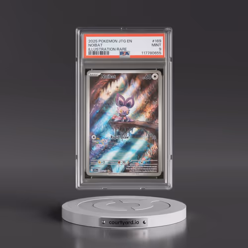 2025 Pokémon Jtg EN-Journey Together #169 Noibat - Illustration Rare (PSA 9 MINT)