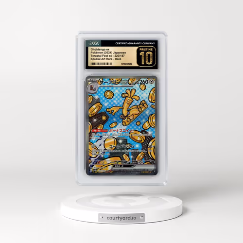 2024 High Class Pack: Terastal Fest ex - sv8a #220/187 Gholdengo ex - Special Art Rare Holo (CGC 10 PRISTINE)