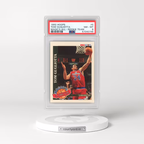1992 Hoops Magic's All-Rookies #5 Tom Gugliotta (PSA 8 NM-MT)