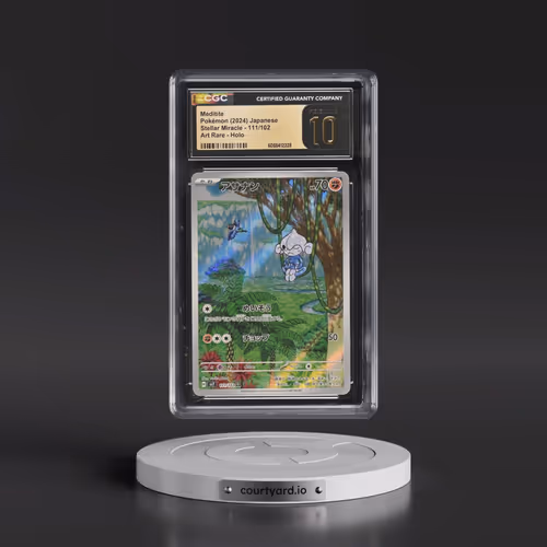 2024 Pokémon SV7-Stellar Miracle #111 Meditite - Art Rare (CGC 10 PRISTINE)