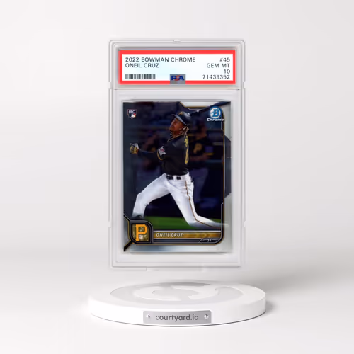 2022 Bowman Chrome #45 Oneil Cruz (PSA 10 GEM MINT)