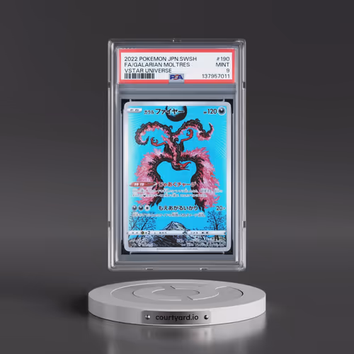2022 Pokémon Sword & Shield Vstar Universe #190 Galarian Moltres - Full Art (PSA 9 MINT)