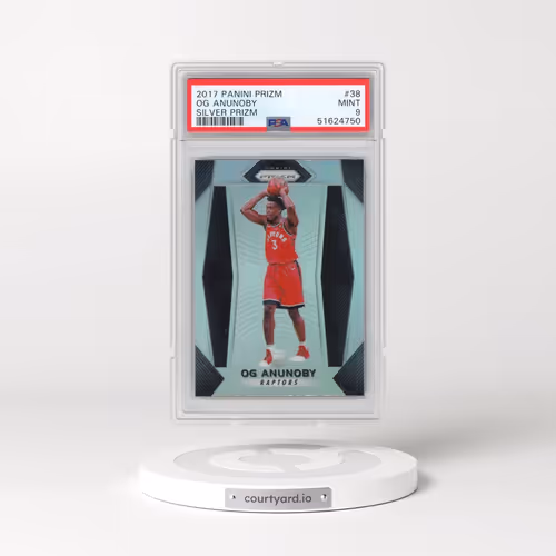 2017 Panini Prizm #38 OG Anunoby - Silver Prizm (PSA 9 MINT)