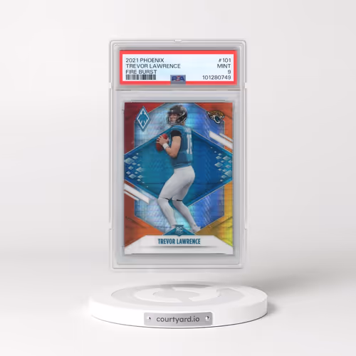 2021 Panini Phoenix #101 Trevor Lawrence - Fire Burst (PSA 9 MINT)