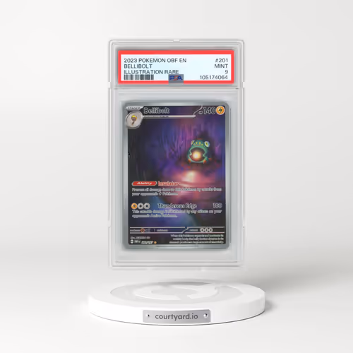 2023 Pokémon Obf EN-Obsidian Flames #201 Bellibolt - Illustration Rare (PSA 9 MINT)