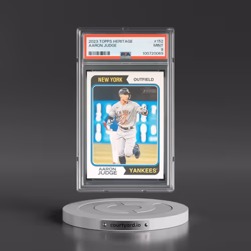 2023 Topps Heritage #152 Aaron Judge (PSA 9 MINT)