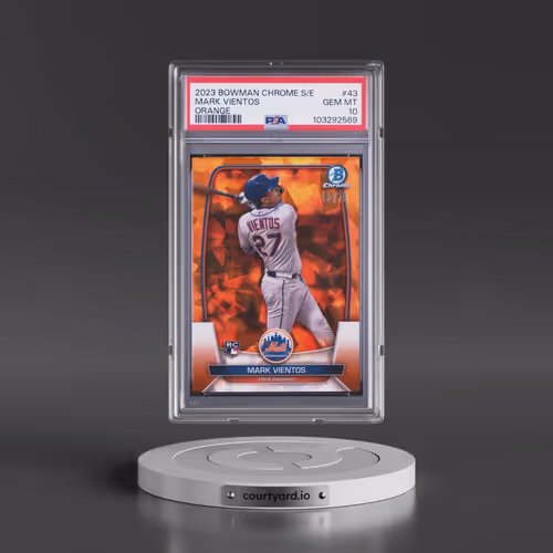 2023 Bowman Chrome Sapphire Edition #43 Mark Vientos - Orange (PSA 10 GEM MINT)