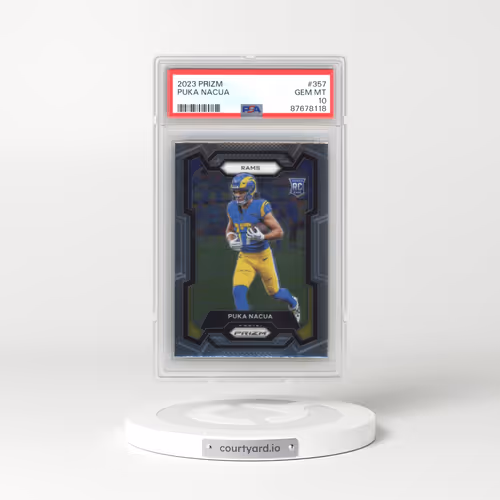2023 Panini Prizm #357 Puka Nacua (PSA 10 GEM MINT)
