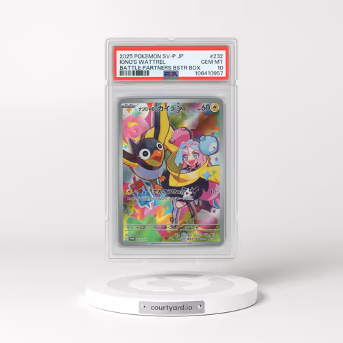 2025 Pokémon SV-P Promo #232 Iono's Wattrel - Battle Partners Booster Box (PSA 10 GEM MINT)