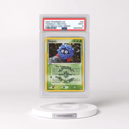 2004 Pokémon EX Fire Red & Leaf Green #30 Tangela - Reverse Foil (PSA 9 MINT)