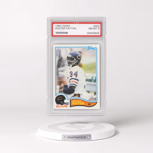 1982 Topps #302 Walter Payton (PSA 8 NM-MT)