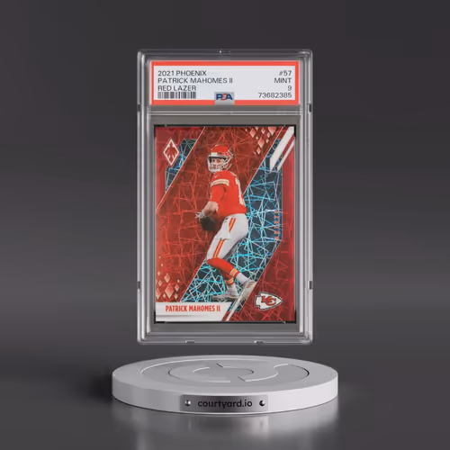 2021 Panini Phoenix #57 Patrick Mahomes II - Red Lazer (PSA 9 MINT)