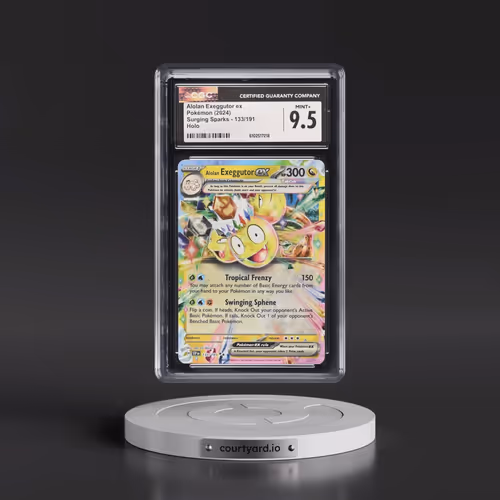 2024 Pokémon Ssp EN-Surging Sparks #133 Alolan Exeggutor EX - Holo (CGC 9.5 MINT+)