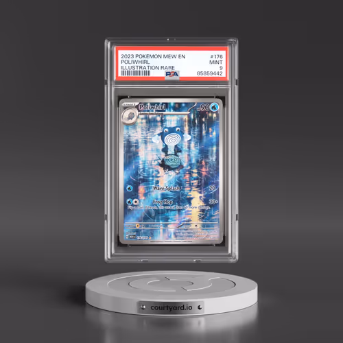 2023 Pokémon Mew EN-151 #176 Poliwhirl - Illustration Rare (PSA 9 MINT)